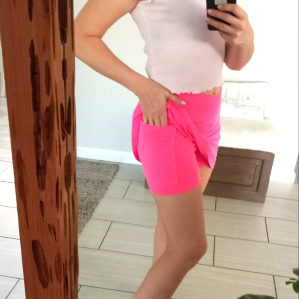 PINK Victoria's Secret Hot Pink Skirt - Picture 4 of 11